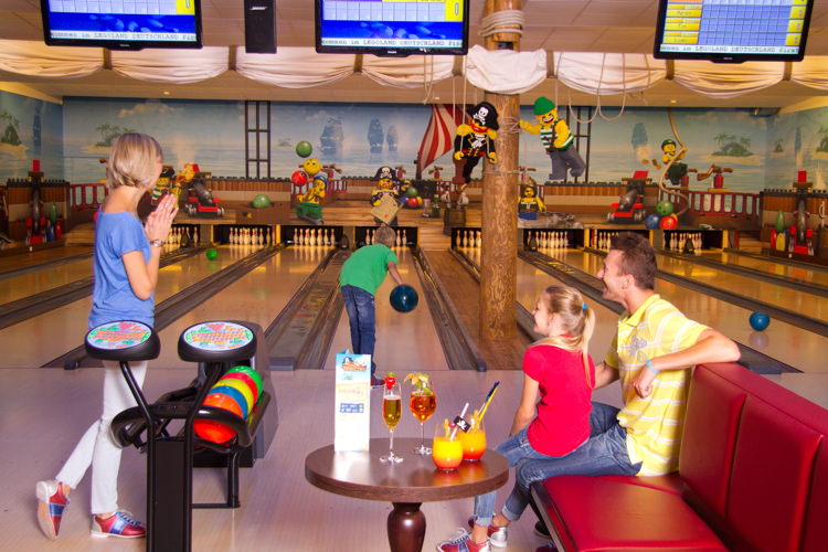 Bowling-Center im LEGOLAND Feriendorf