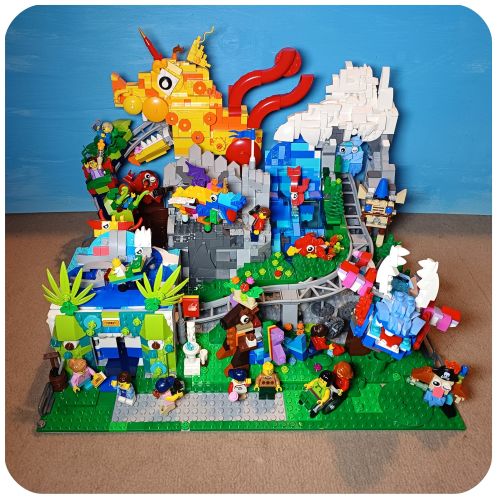 Die Top 20 der diesjährigen LEGOLAND Familien-Challenge kreierten großartige Welten für die Fabelwesen, die in Runde eins gebaut worden sind.