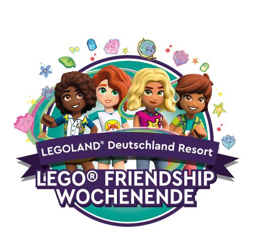 Beim großen LEGO Friendship Wochenende vom 27. bis 29. Mai im LEGOLAND Deutschland können die Gäste fünf Stationen der Friends Welt durchlaufen.